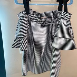 Off Shoulder Dressy Shirt